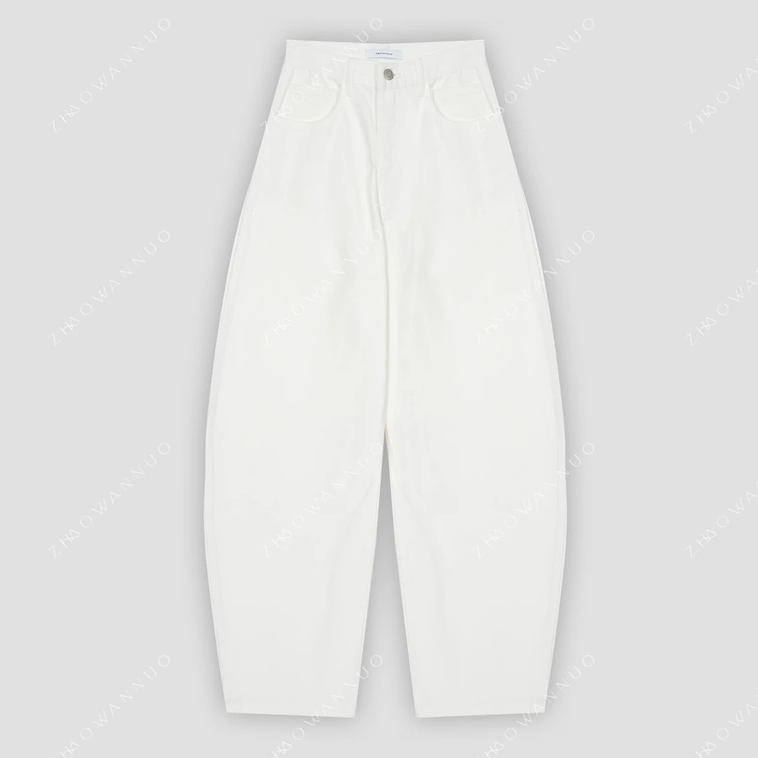 微镰刀 介意慎拍白色休闲牛仔裤NC0747