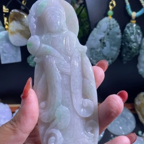 【闪购商品】颈饰未镶嵌翡翠观音