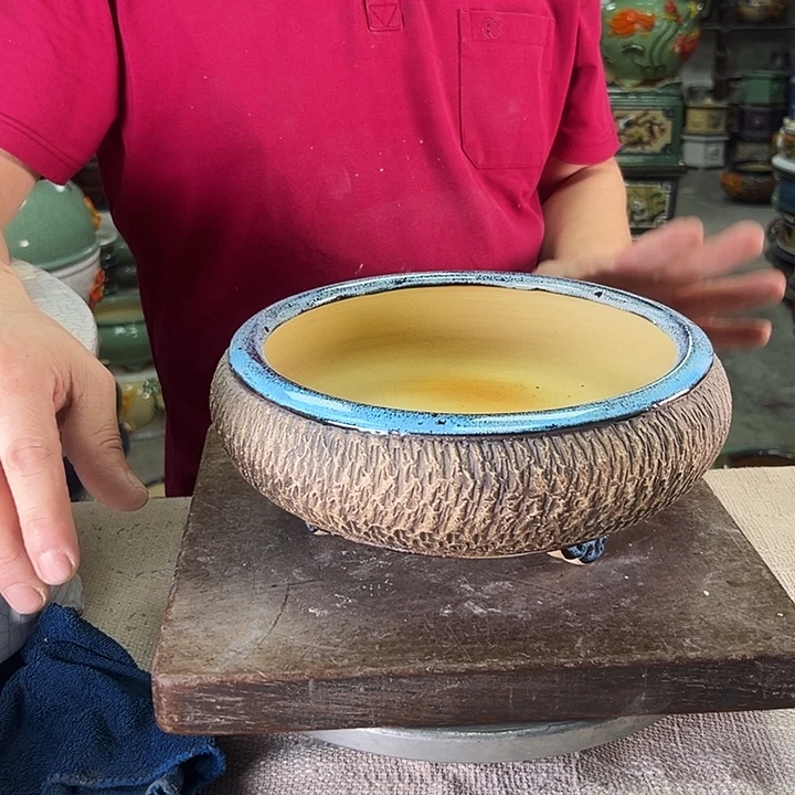 *****泳坤堂石湾花盆陶瓷