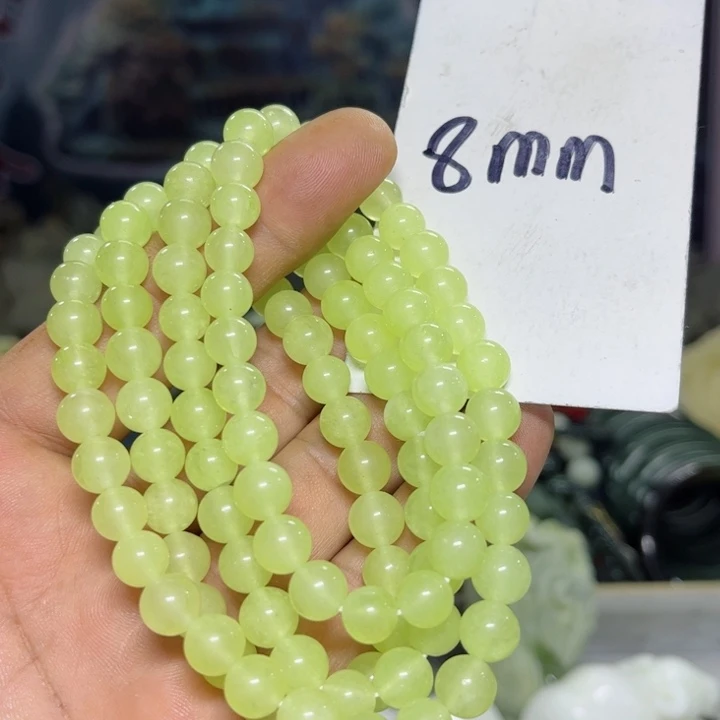 蛇纹石玉项链未镶嵌