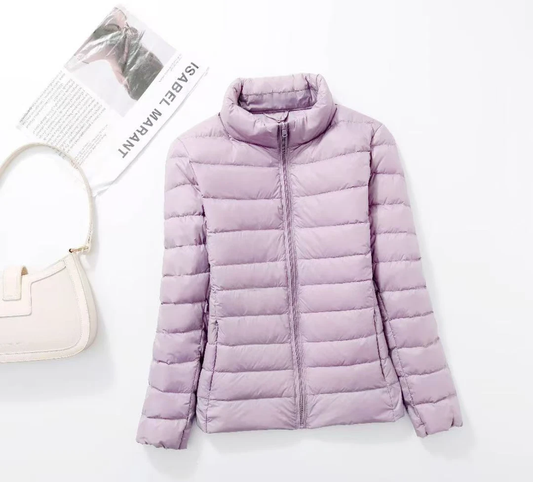 拉链口袋～轻薄棉服内胆外穿女士秋冬棉服2501.HL 柠檬专属