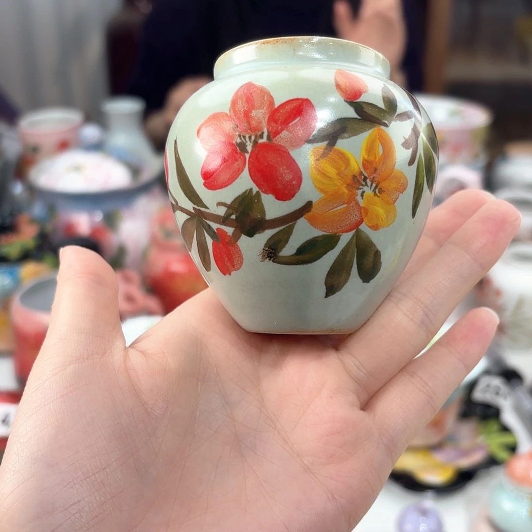 景德镇手绘高温釉下彩陶瓷茶具
