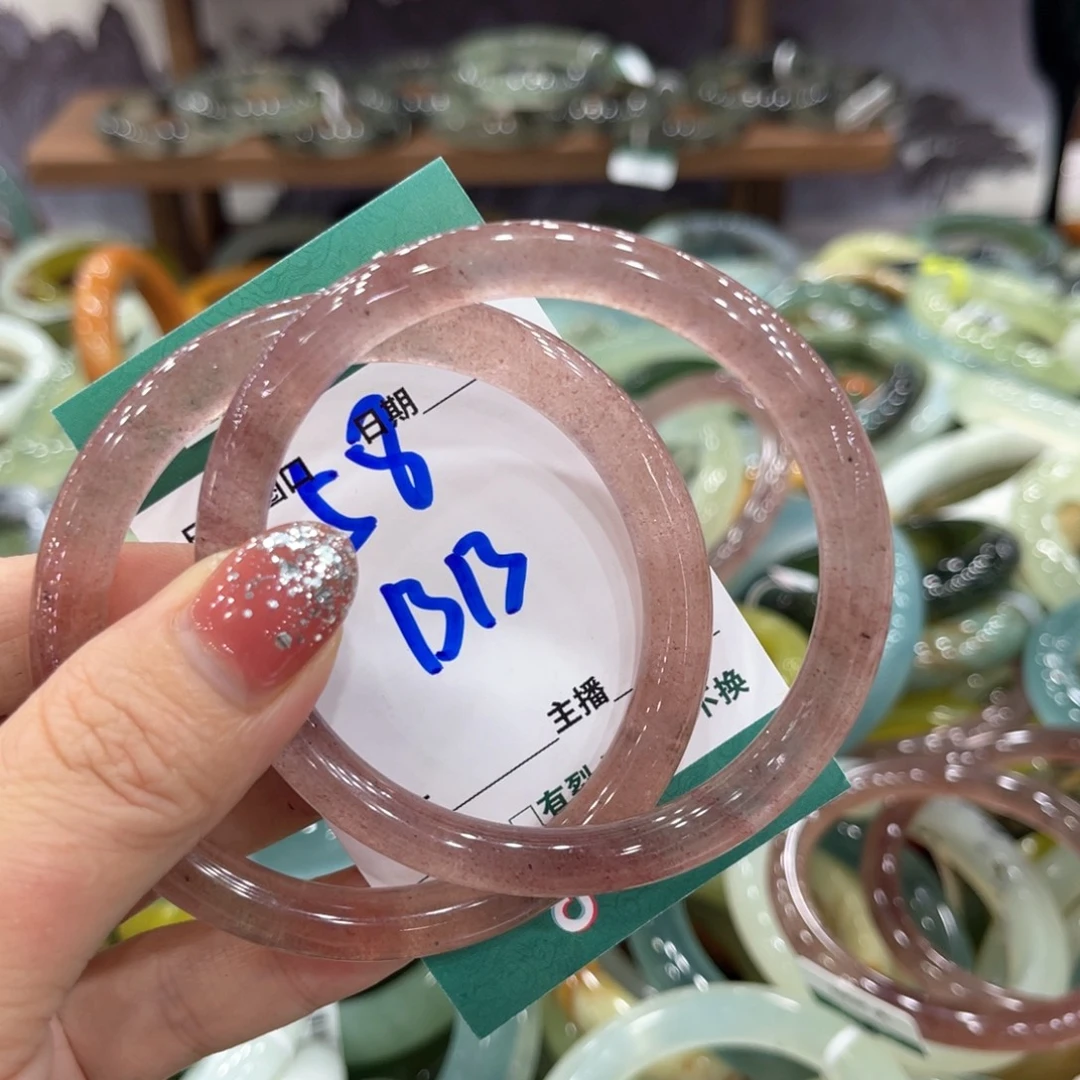 狐***狸未镶嵌蛇纹石玉手镯手镯