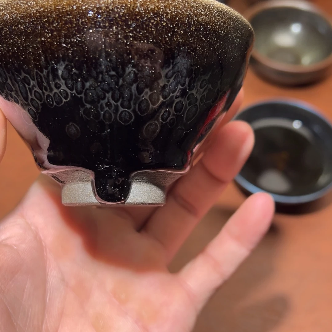 茶盏柴烧主人杯建窑建盏茶盏