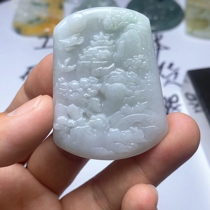 颈饰未镶嵌翡翠翡翠