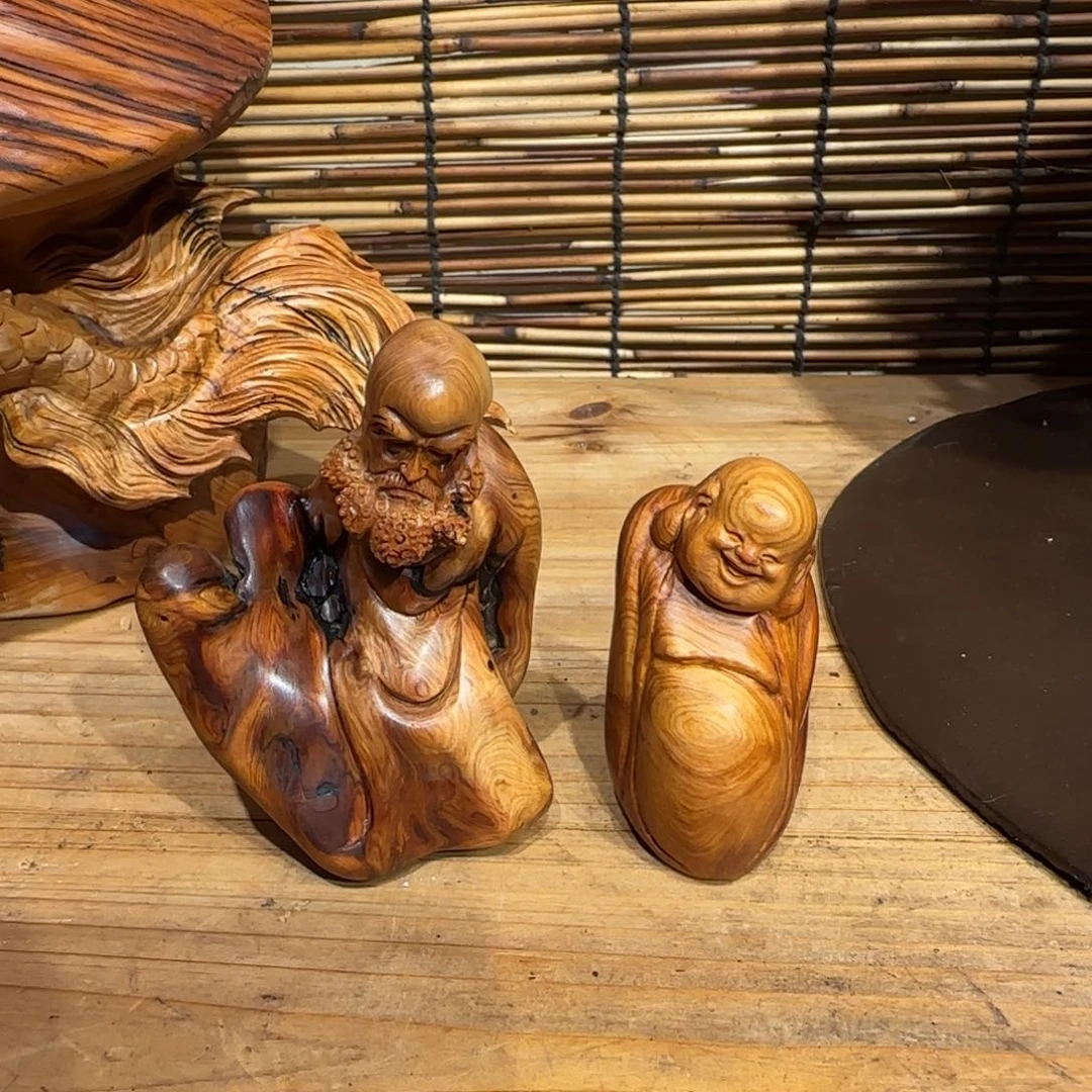 委***长柏木（崖柏）太行崖柏纯手工2个