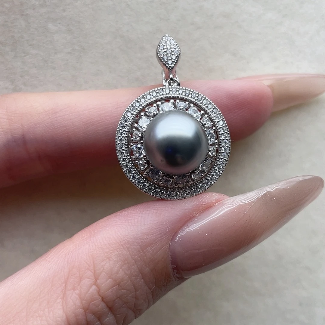吊坠44海水珍珠银S925镶嵌
