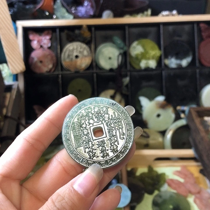 岫玉未镶嵌岫玉挂件
