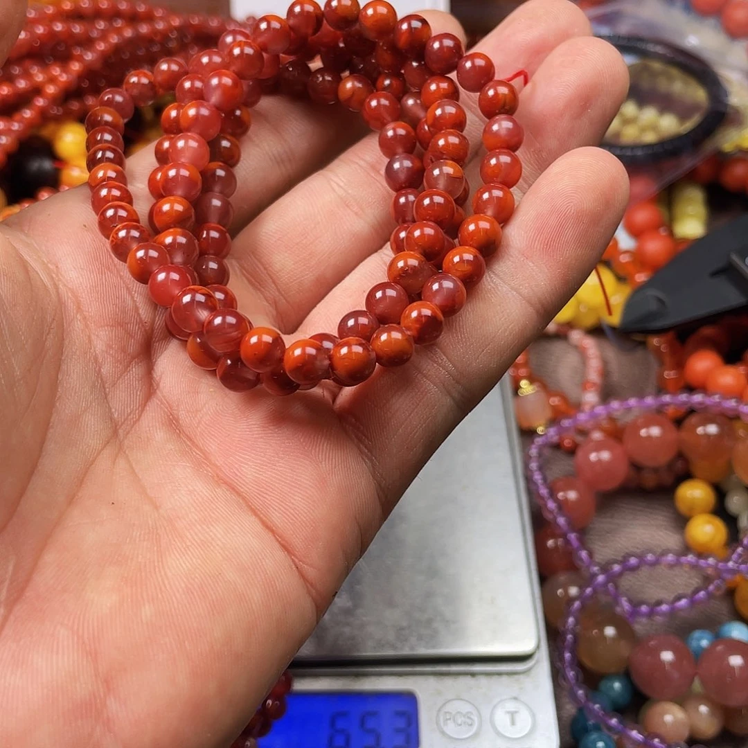 蛇***宝玛瑙/玉髓手链未镶嵌41906