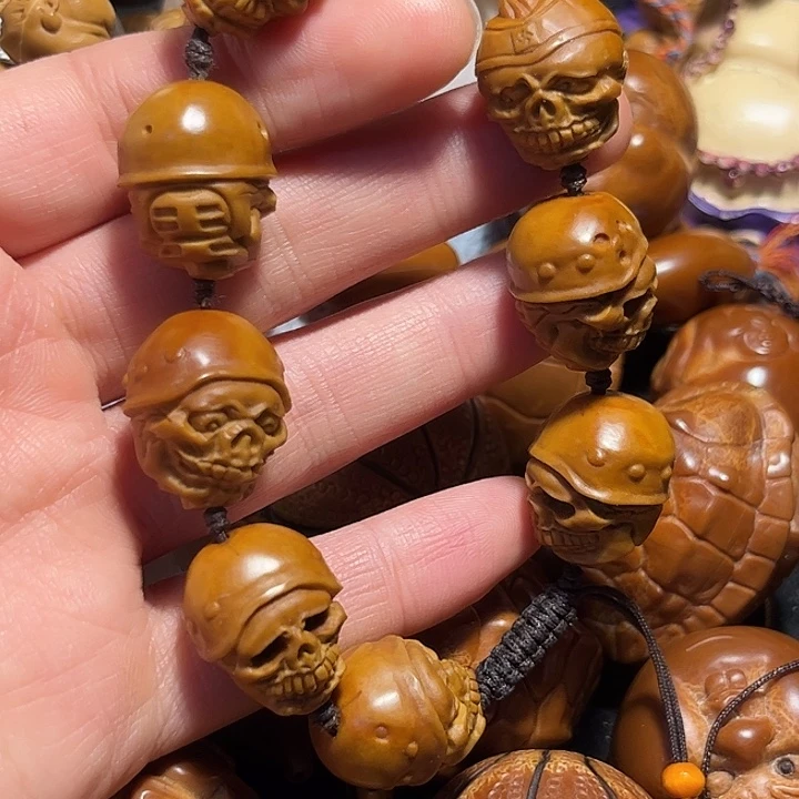 橄榄核手串/手链骷髅军团