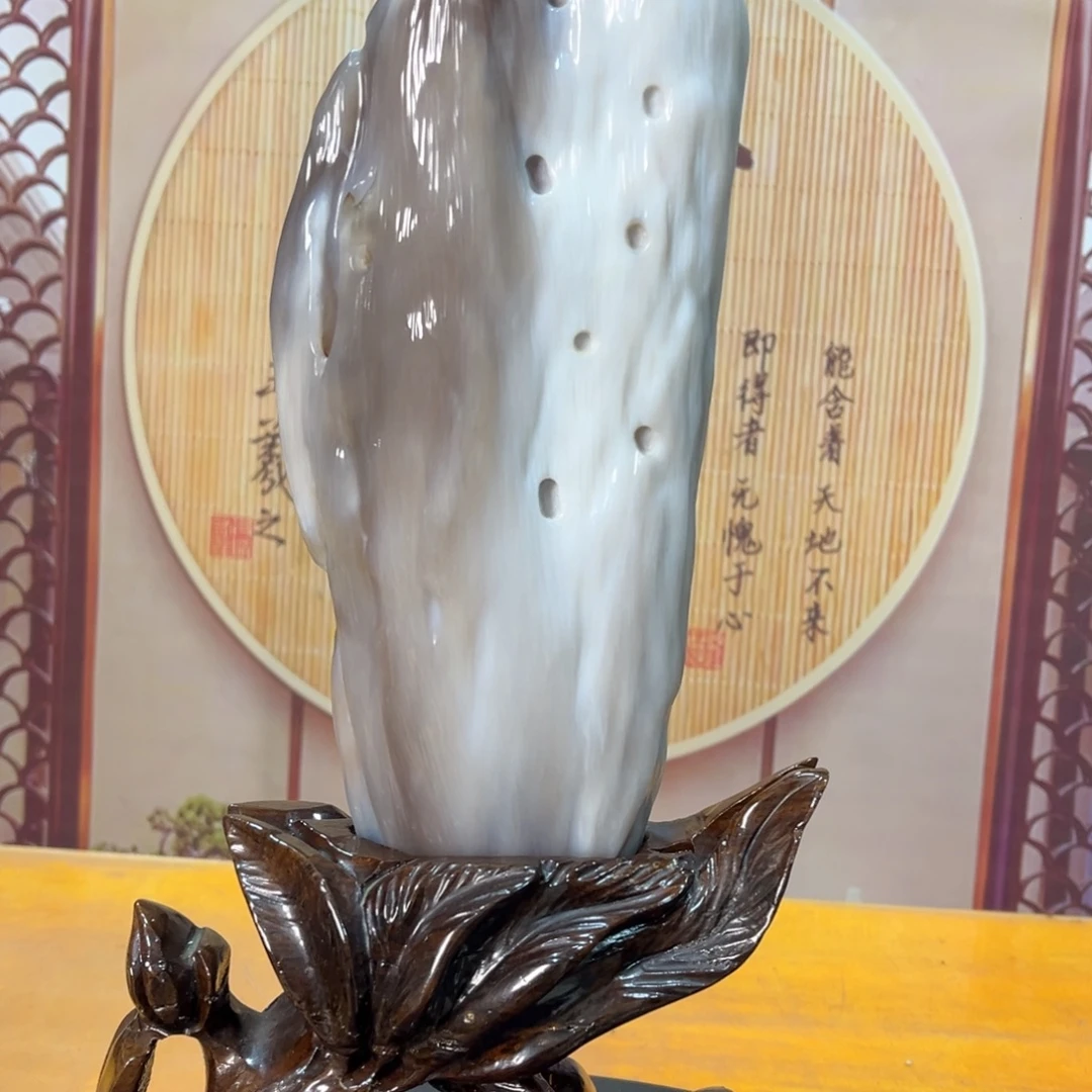 硅化玉（树化玉）未镶嵌摆件