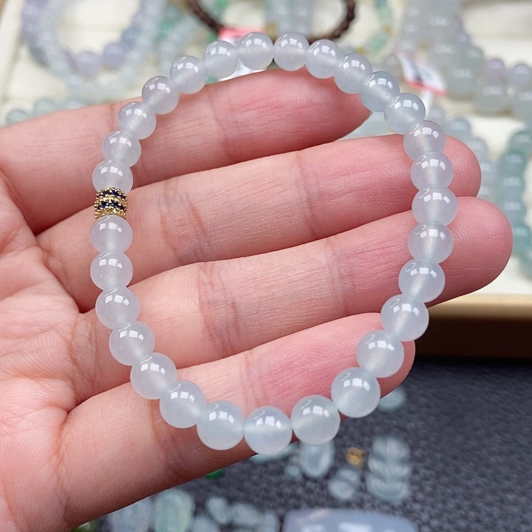 翡翠未镶嵌手链卡6