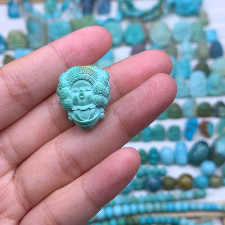 未镶嵌绿松石原矿绿松石系列