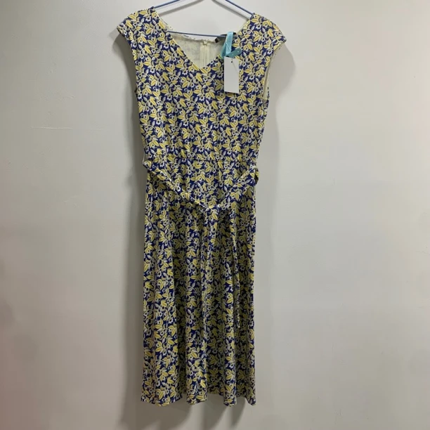 99新 MaxMara V领碎花连衣裙/S码/A04262