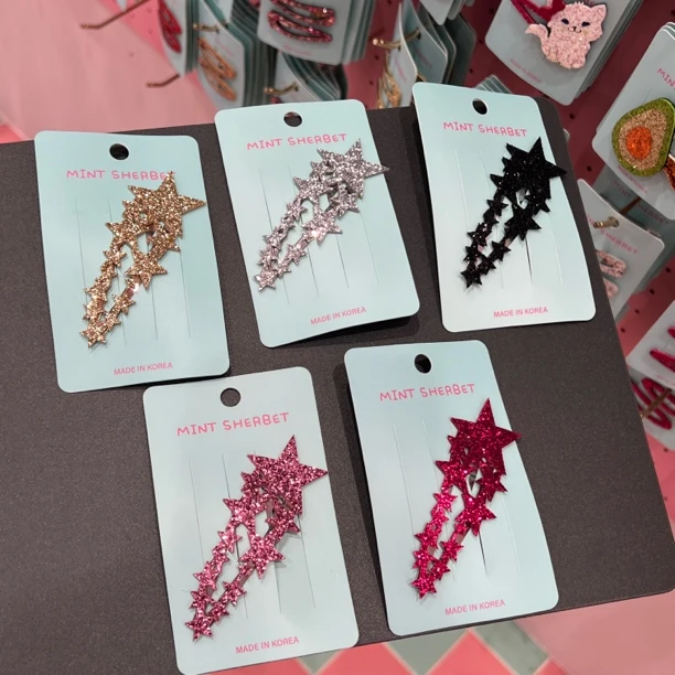 57073-韩国mintsherbet流星发夹