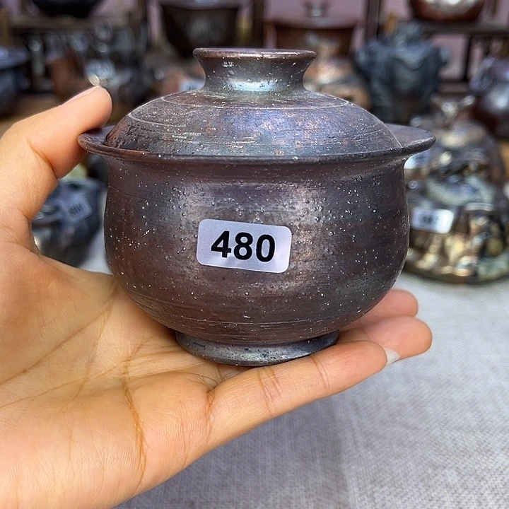 裸柴烧陶瓷手工茶器