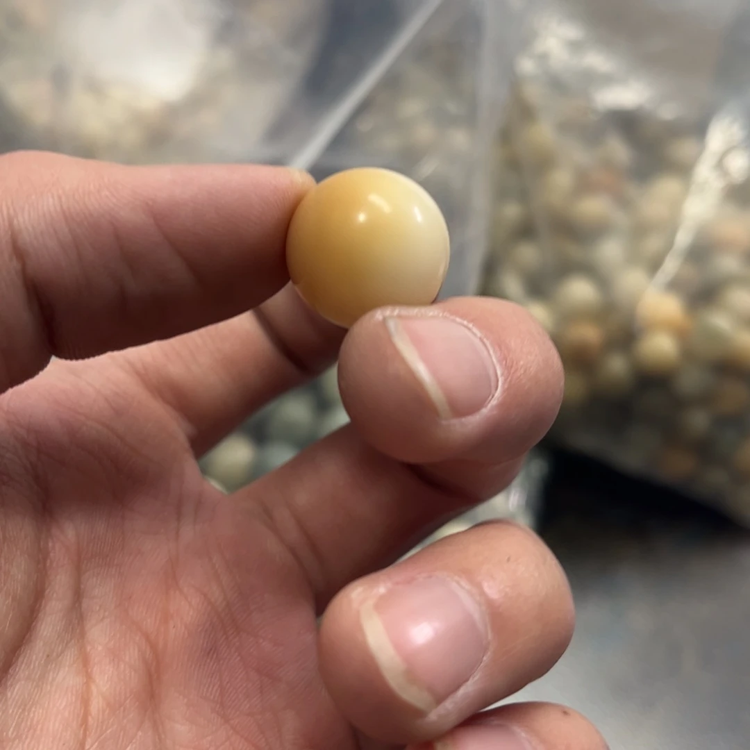 【闪购商品】白玉菩提吊坠c17.5/20+5颗微瑕炭烧