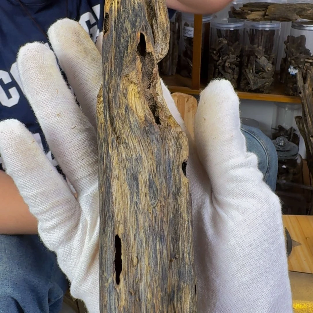 沉香沉香碎屑乌身圆叶白棋虫漏香43克