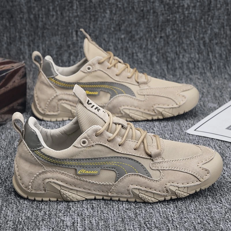 2025年时尚户外登山鞋男特大码休闲运动鞋软底旅游防滑劳保工装鞋