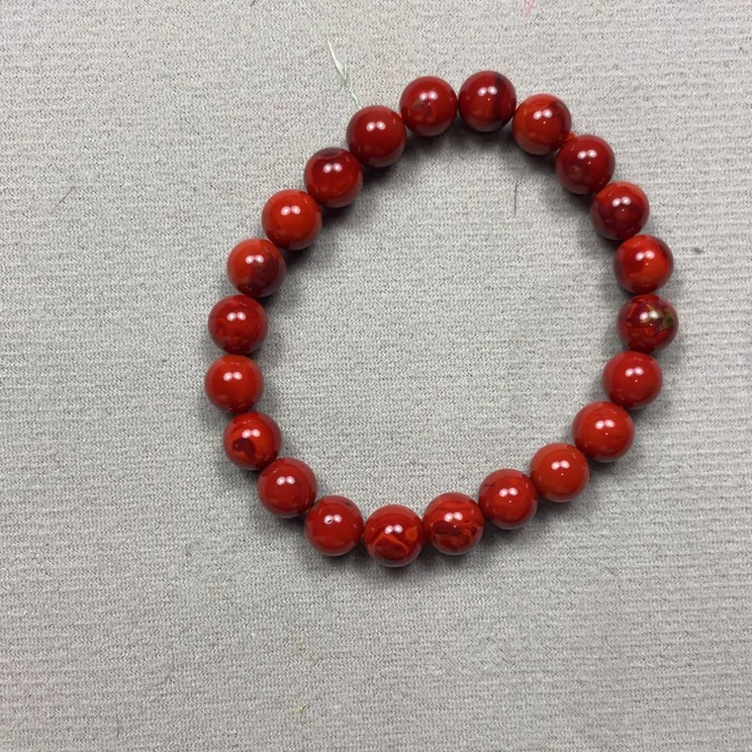 游***鱼南红玛瑙未镶嵌手串