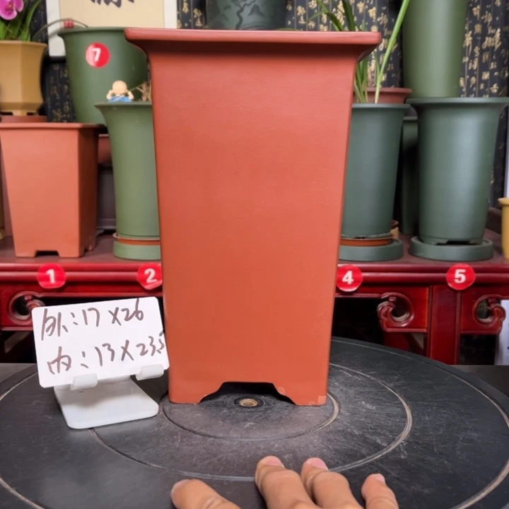 紫砂花盆紫砂花盆