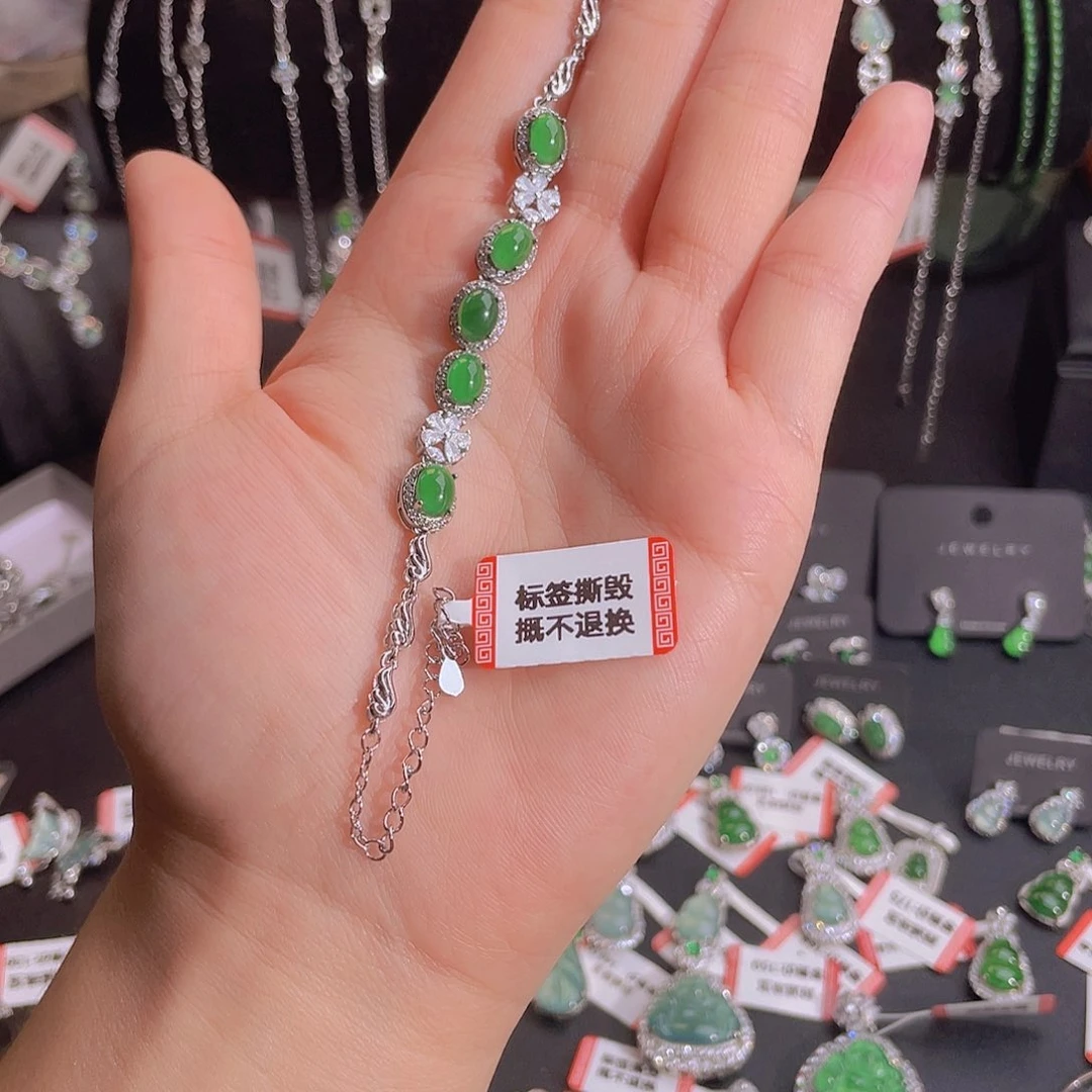 未镶嵌手链翡翠手链