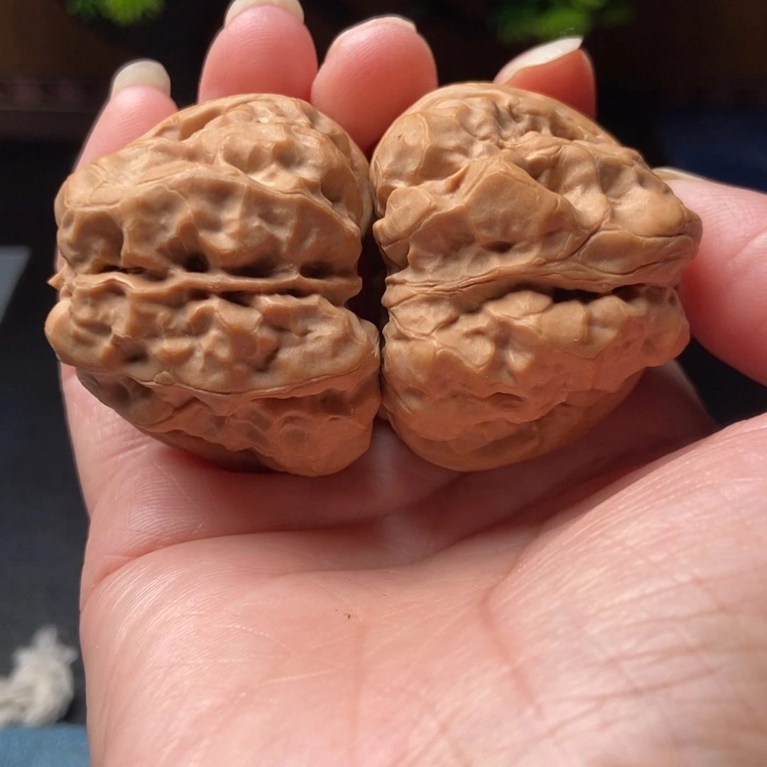 文玩核桃把件蛤蟆头42