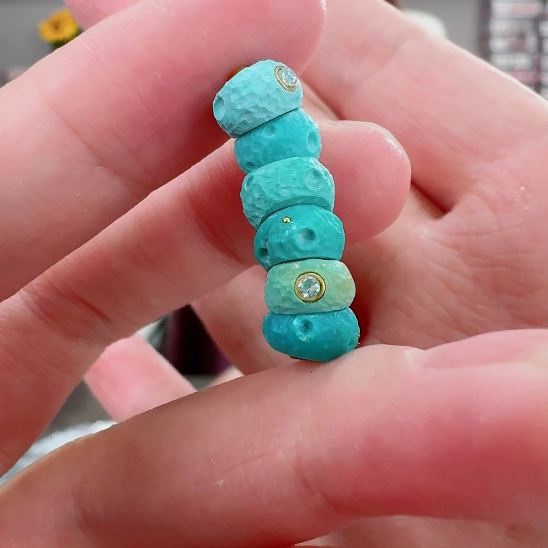 未镶嵌绿松石珠宝奇石