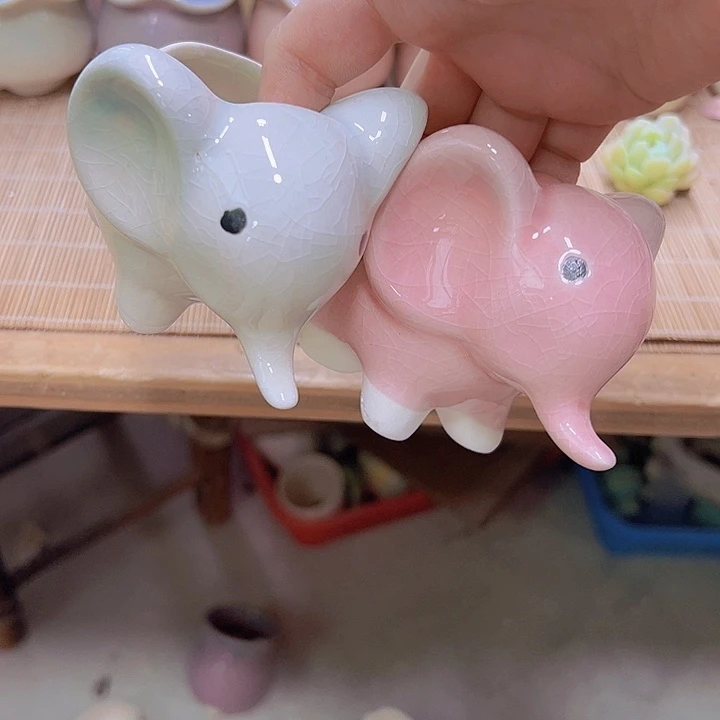 陶瓷花盆当场满12包邮