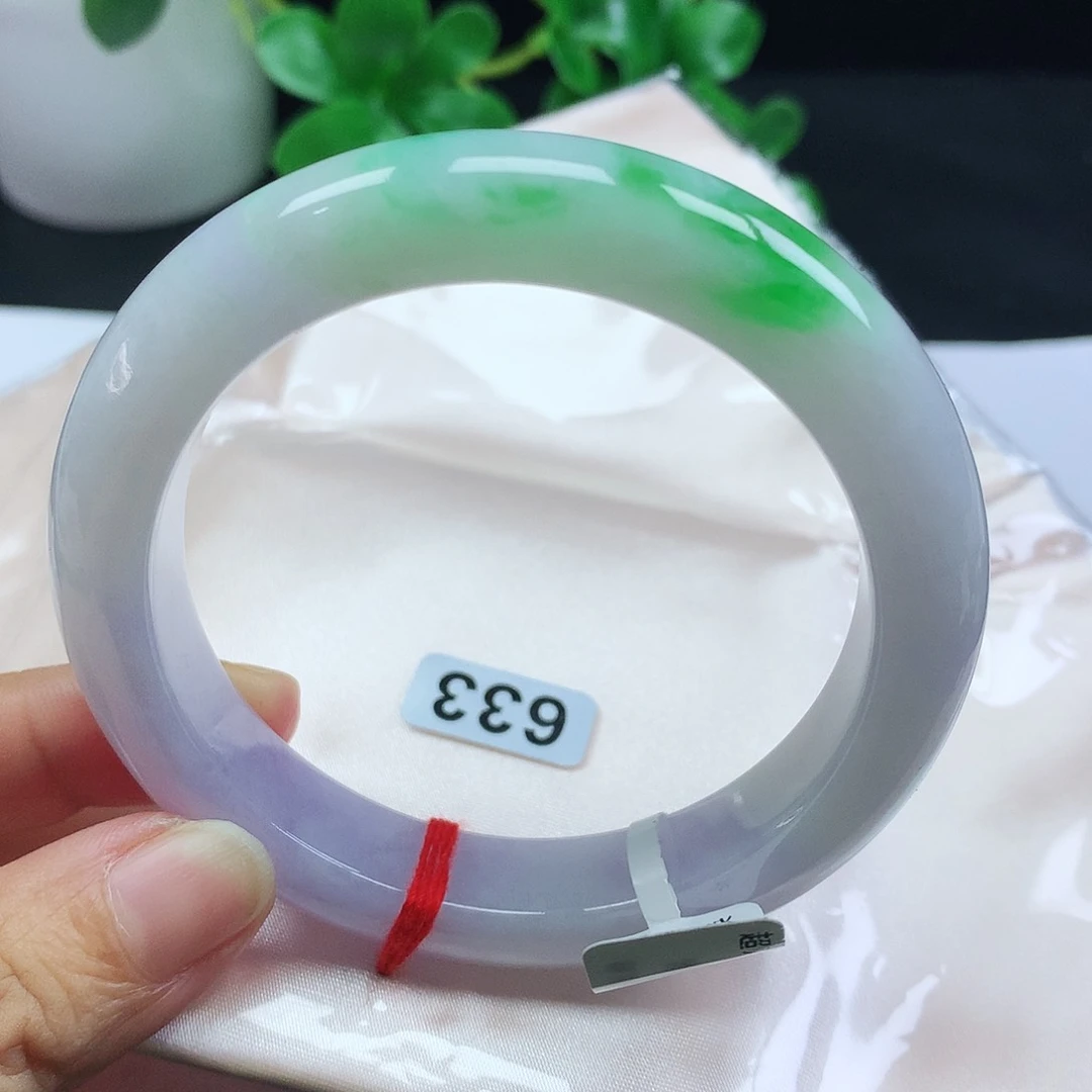 未镶嵌手镯翡翠翡翠手镯春彩633