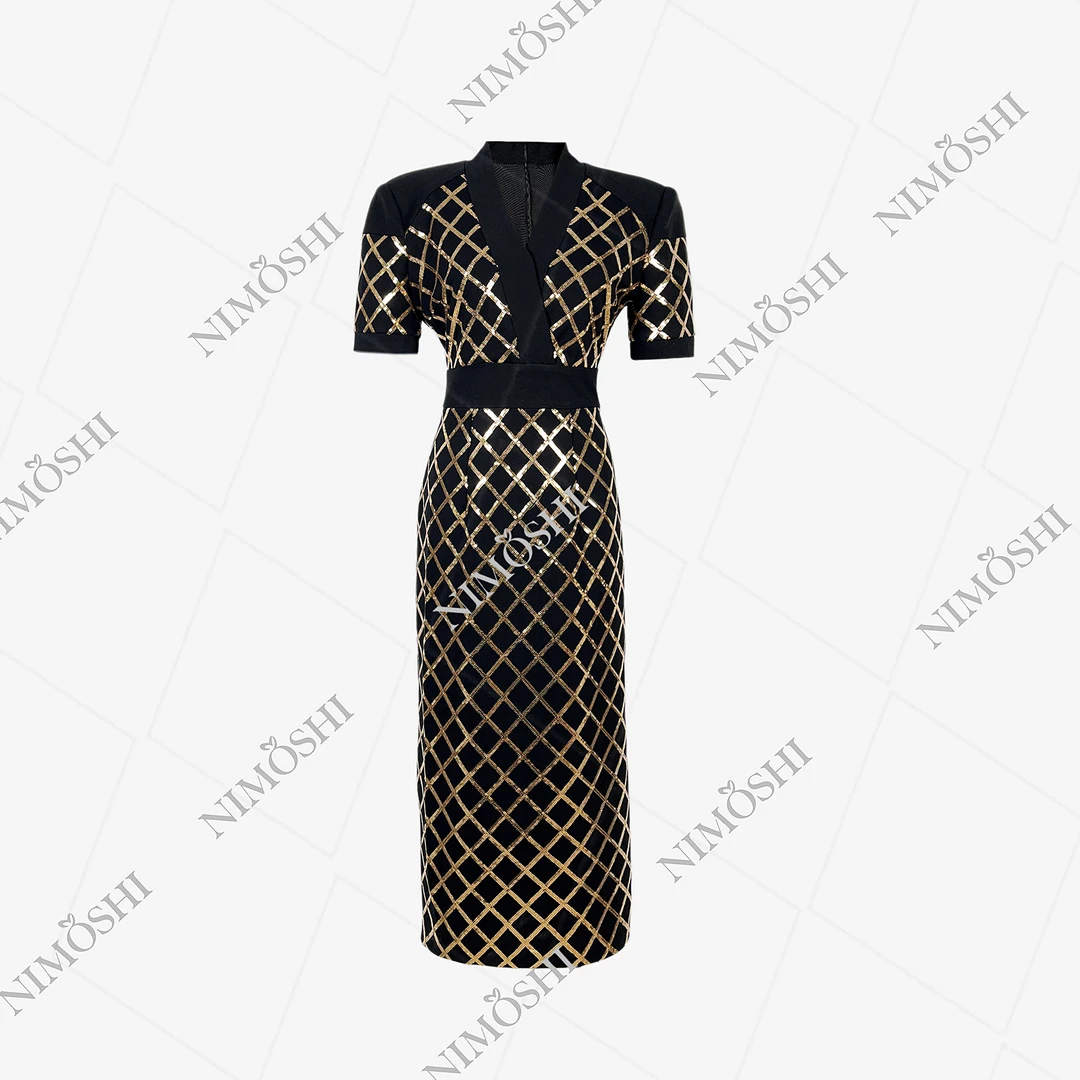 【娴总】-法式轻奢富贵感时尚气质显瘦款连衣裙款号Q1220