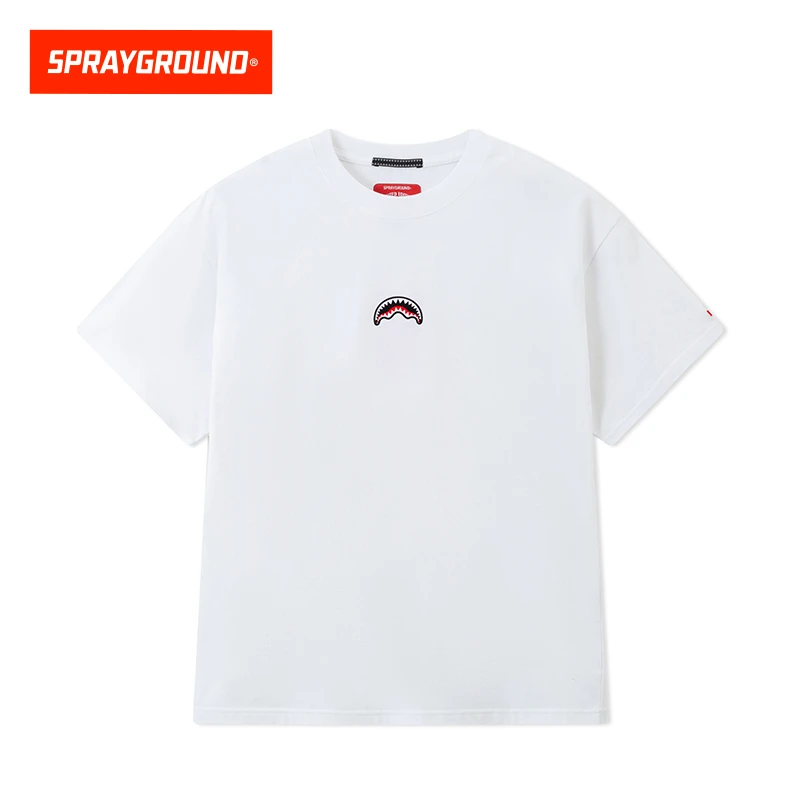 SPRAYGROUND 鲨鱼嘴短袖T恤宽松潮流运动纯棉休闲GC WE110202