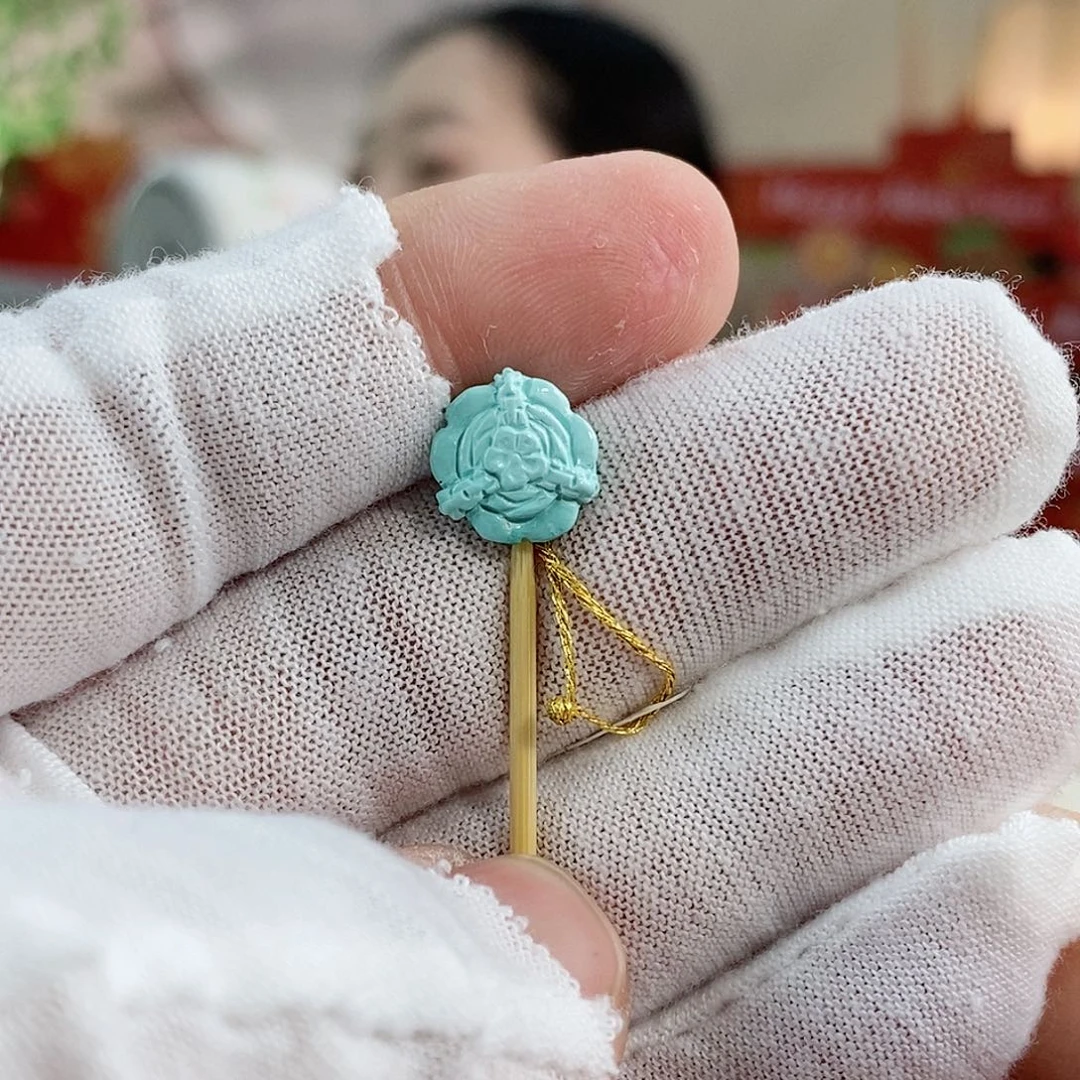 绿松石珠宝奇石未镶嵌