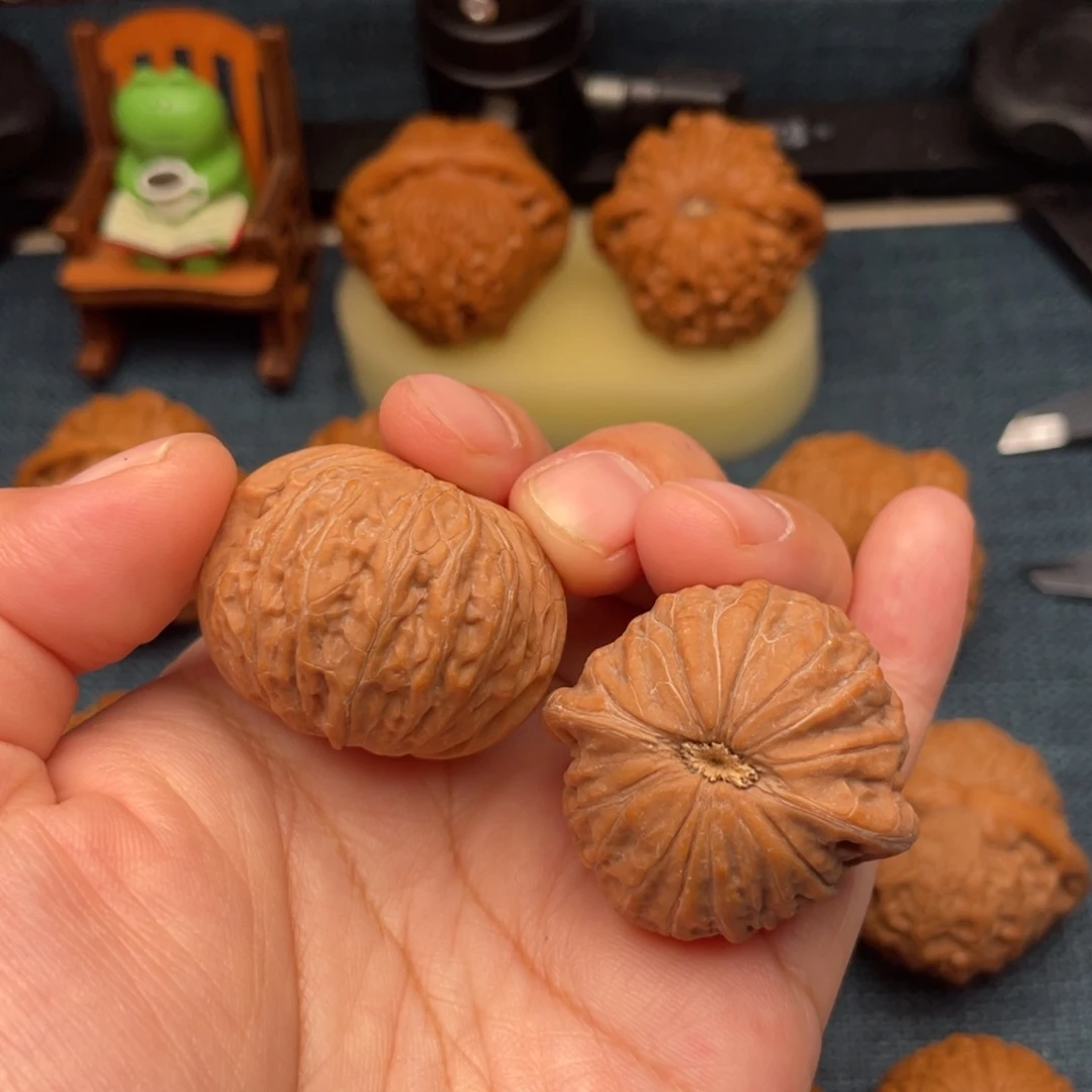 把件文玩核桃35.8矮桩铁锤全品