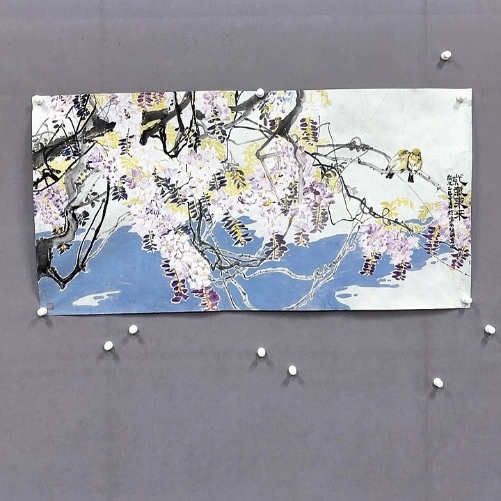 国画亲笔手绘放心去藏