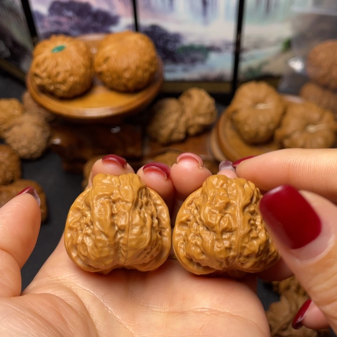 把件文玩核桃34蛤蟆头