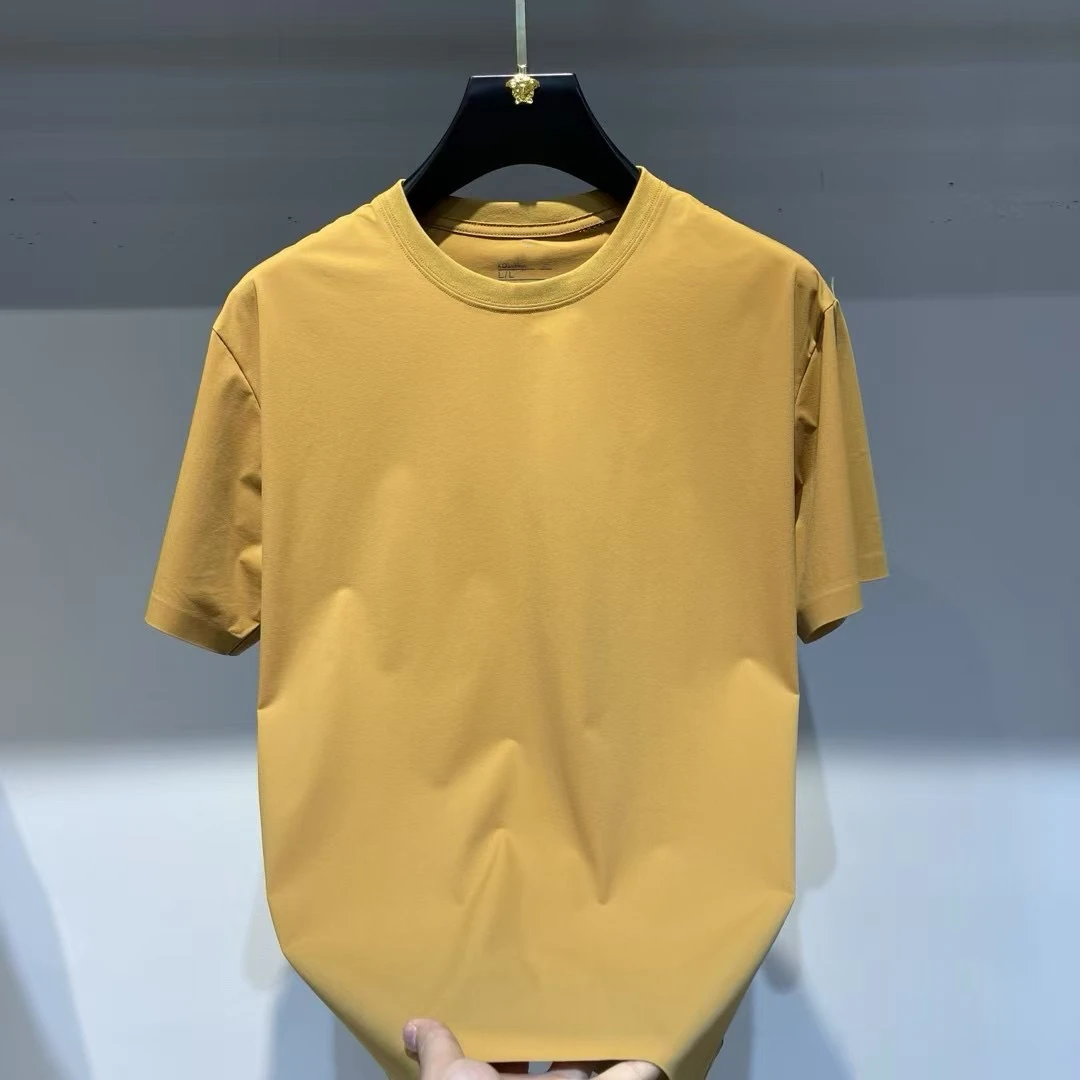 (树)1圆领速干高端定制-1247夏季户外无痕速干半袖T恤