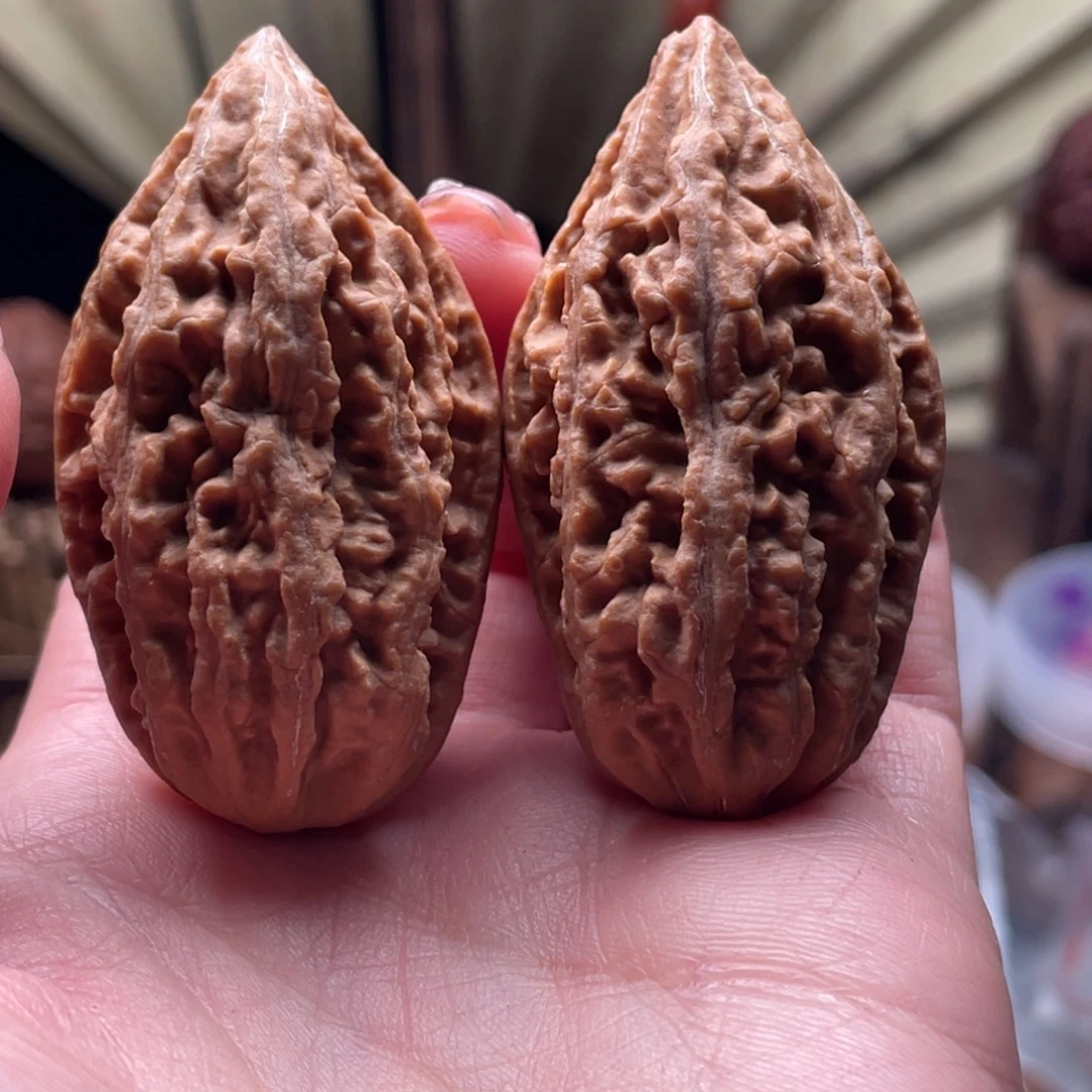 文玩核桃把件楸刀鱼12