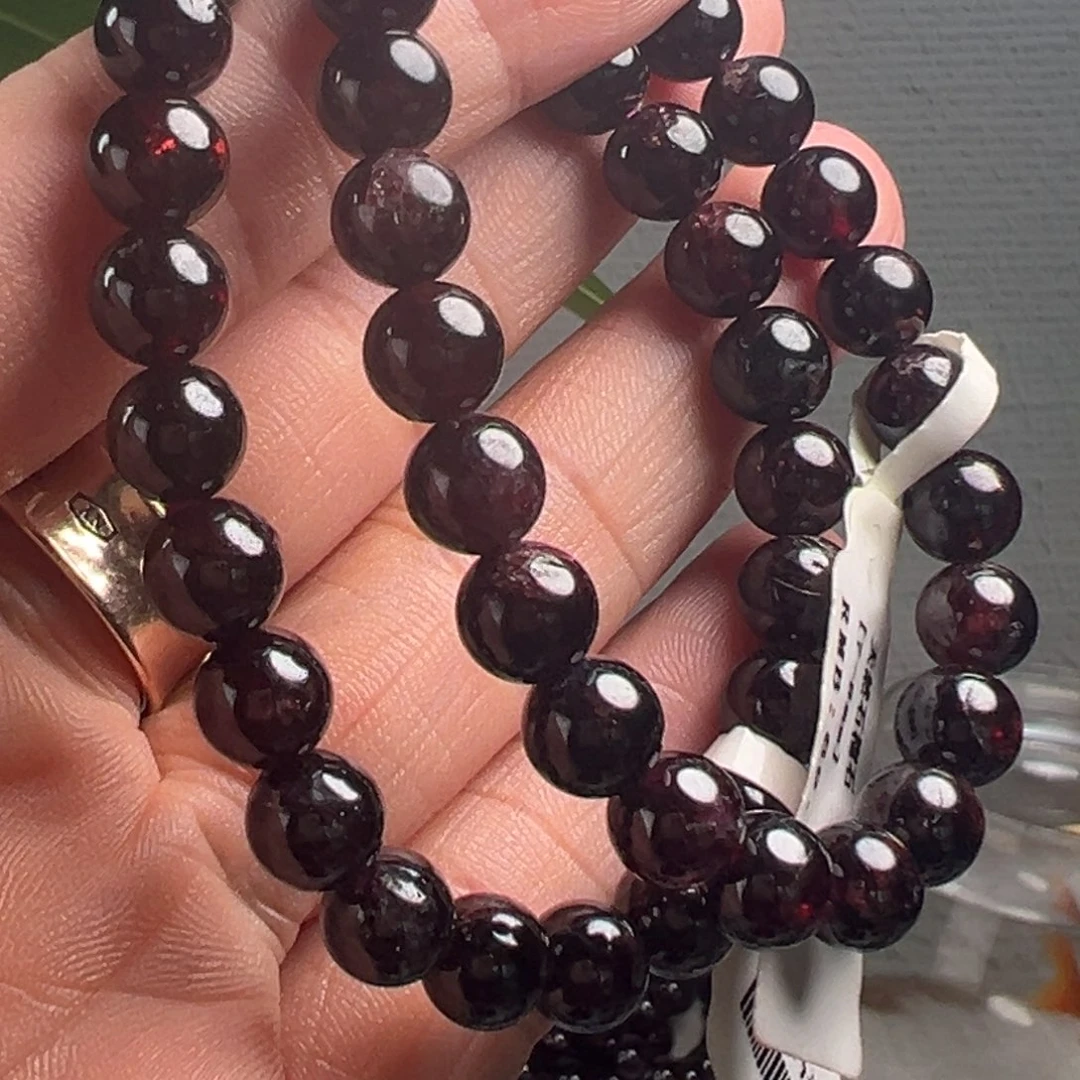 未镶嵌手链石榴石