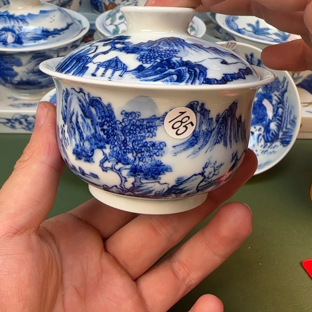 彦祖纯手工手绘茶具185