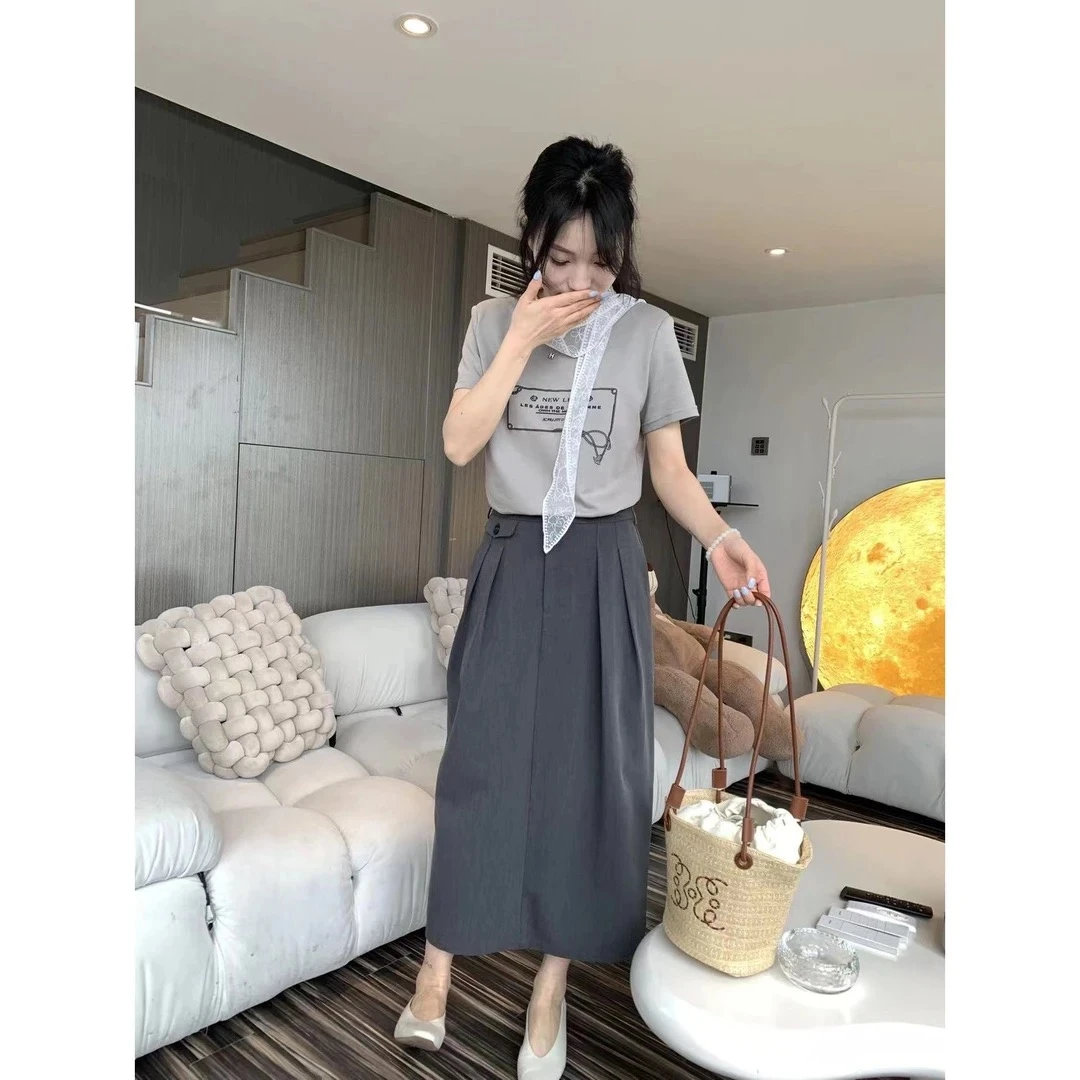 DS521035回味依衣高级感时尚设计师款两件套套裙