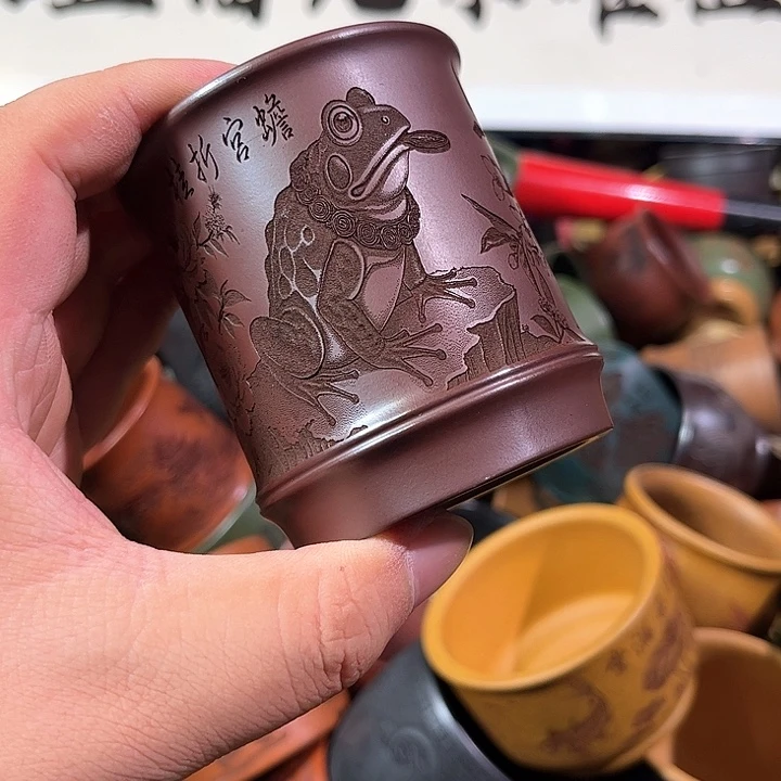 茶杯紫砂全手工紫砂主人杯