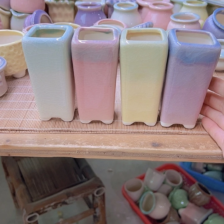 陶瓷花盆当场满12包邮