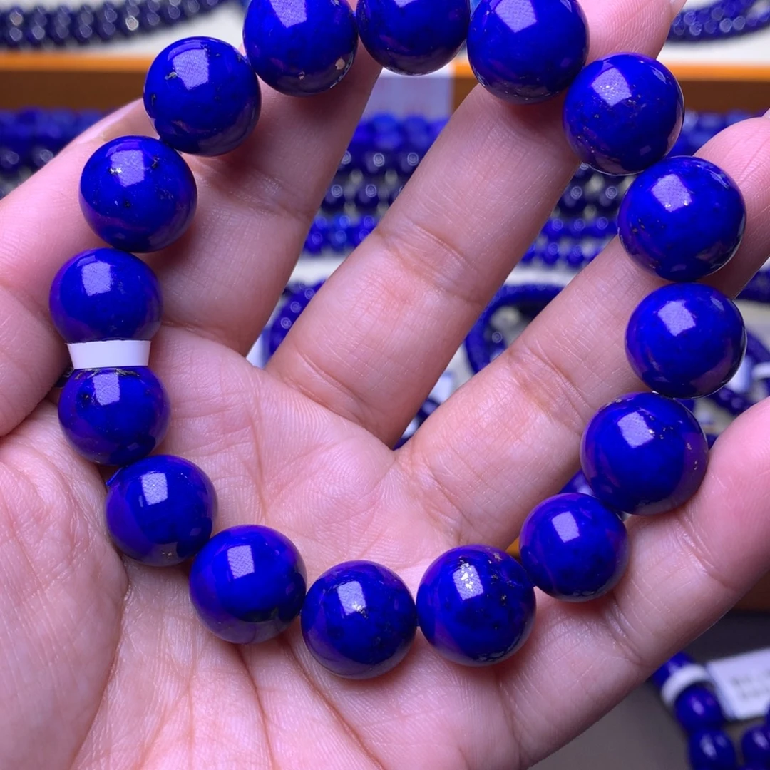 青金石未镶嵌手串13.5m