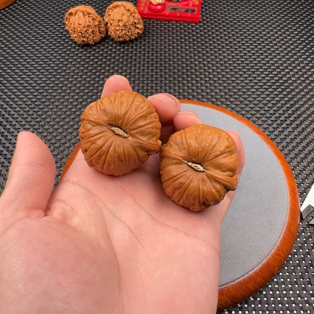 把件文玩核桃40南瓜墩