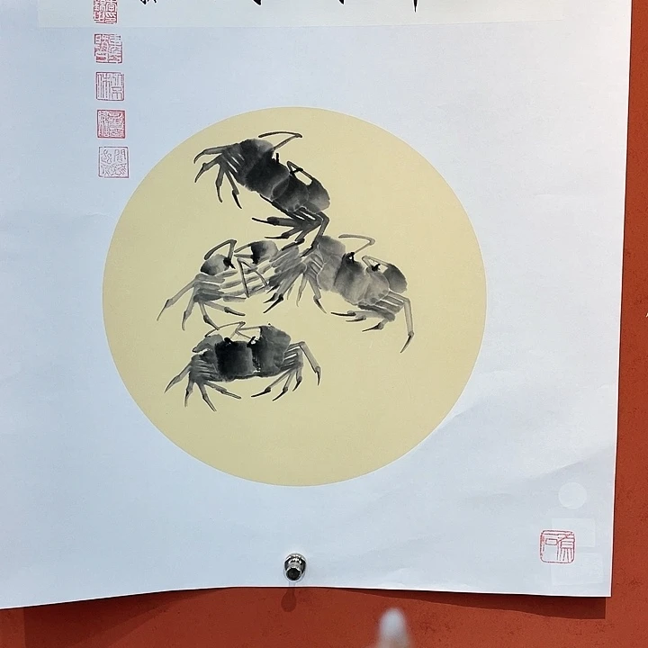 国画福岛的天空和我一起被黑
