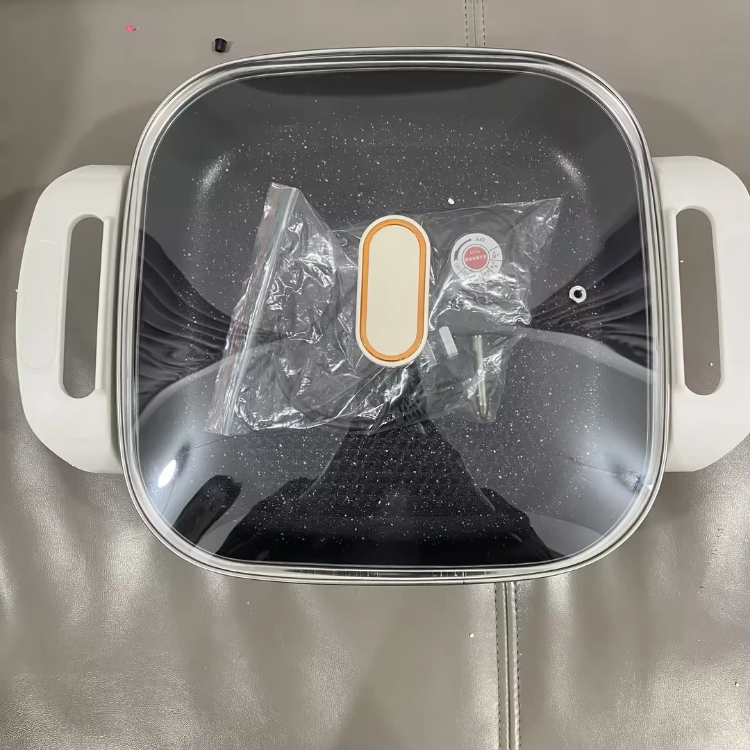 W932电煮锅电火锅双耳大功率火锅