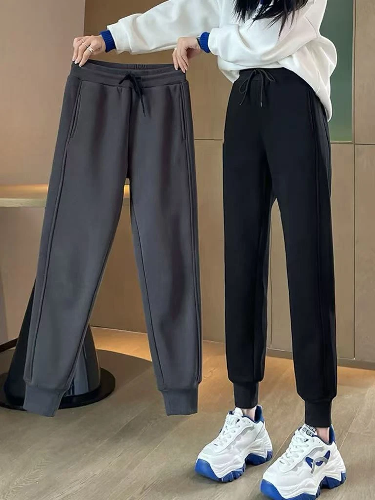 6788 休闲裤春秋季欧货爆款收口束脚裤宽松卫裤哈伦运动裤