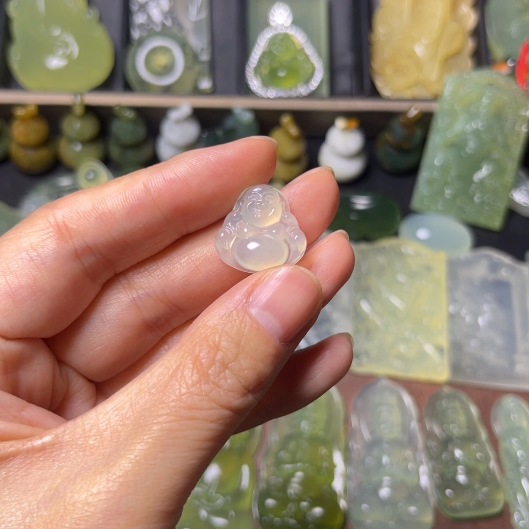 蛇纹石玉未镶嵌吊坠(不含链)