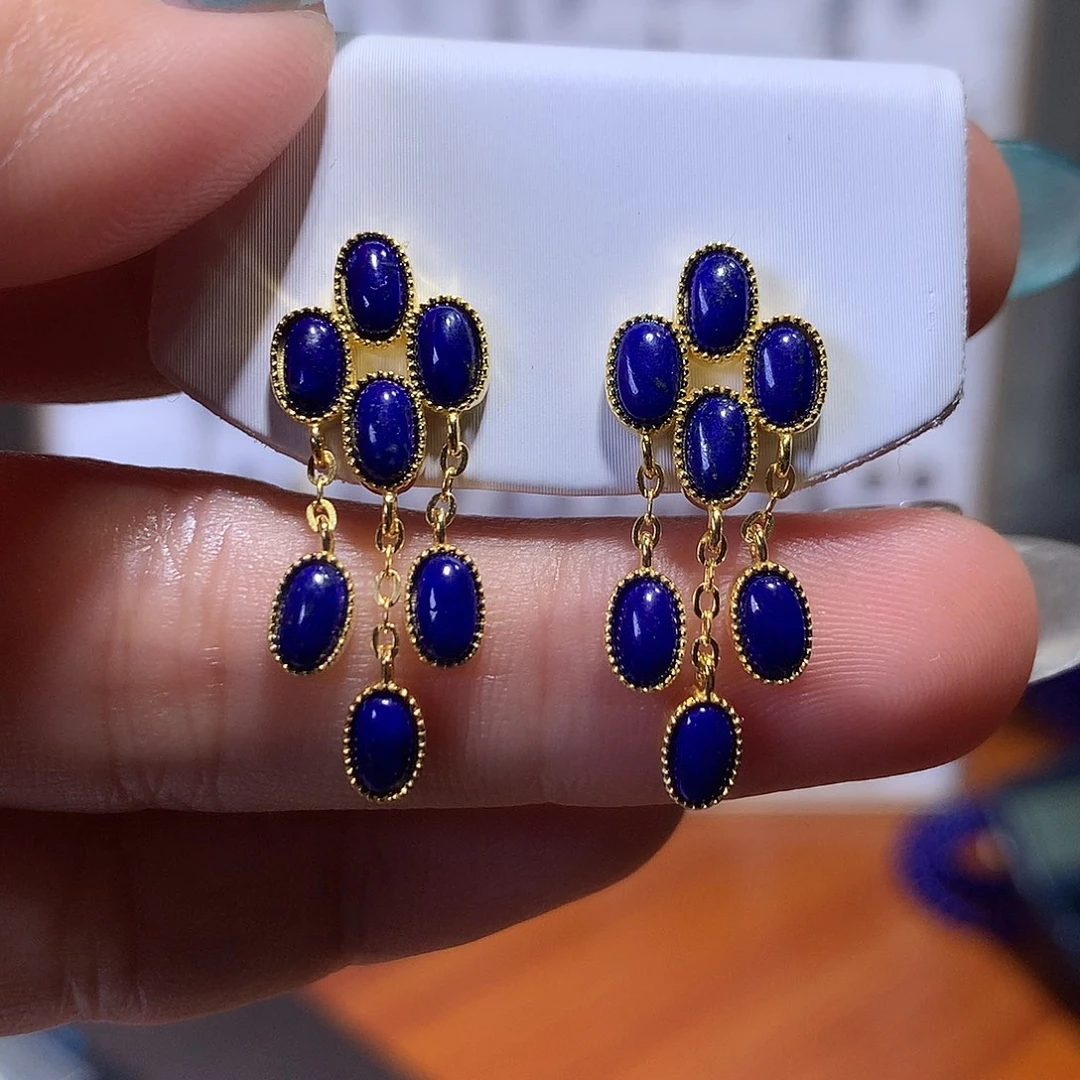 青金石银S925镶嵌精品